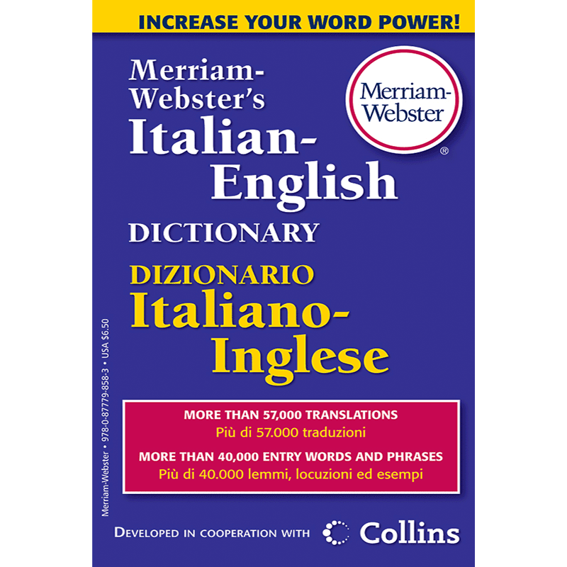 Merriam-Webster’s Italian - English Dictionary