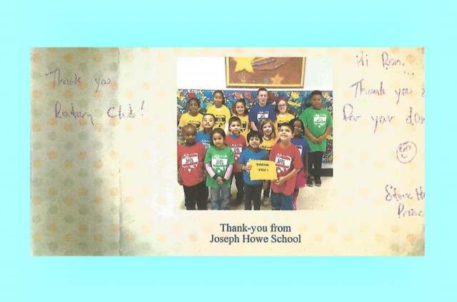 A Photo-Thank You from the Joseph Howe School to the Sackville