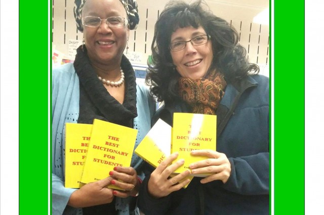 RIGHT: Mrs. Mary Frances Okonski a 3rd grade teacher at Anna B. Day Elementary of Philadelphia, Pennsylvania. LEFT: Joann Fraiser-Dasent, President CEO of R.O.O.T.S Incorporated.