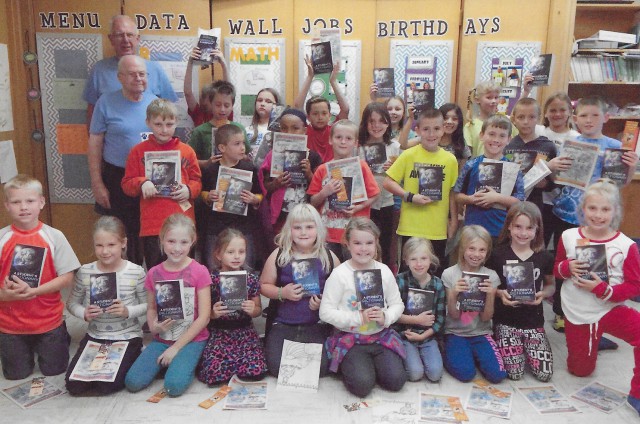 Each year the Davenport Elks Lodge #298 donate dictionaries to the students in 22 elementary schools in the Scott County School District. Since they started the program in 2004, they have given over 15,500 dictionaries to children where they live.