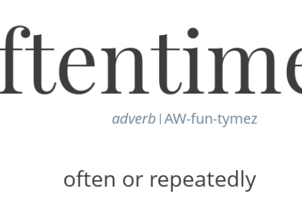 Oftentimes